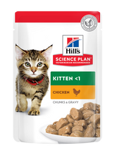 Load image into Gallery viewer, HILL&#39;S SCIENCE PLAN Kitten Wet Food  Chicken &amp; Ocean Fish Flavour
