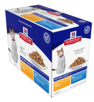 HILL'S SCIENCE PLAN Mature (7+) Adult Wet Cat Food Chicken