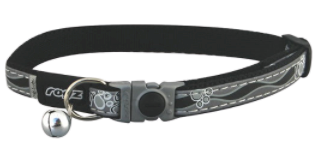 ROGZ NightCat Reflective Safeloc Breakaway Cat Collar 11mm Small