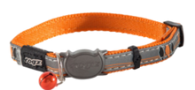 Load image into Gallery viewer, ROGZ NightCat Reflective Safeloc Breakaway Cat Collar 11mm Small
