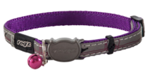Load image into Gallery viewer, ROGZ NightCat Reflective Safeloc Breakaway Cat Collar 11mm Small
