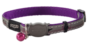 ROGZ NightCat Reflective Safeloc Breakaway Cat Collar 11mm Small