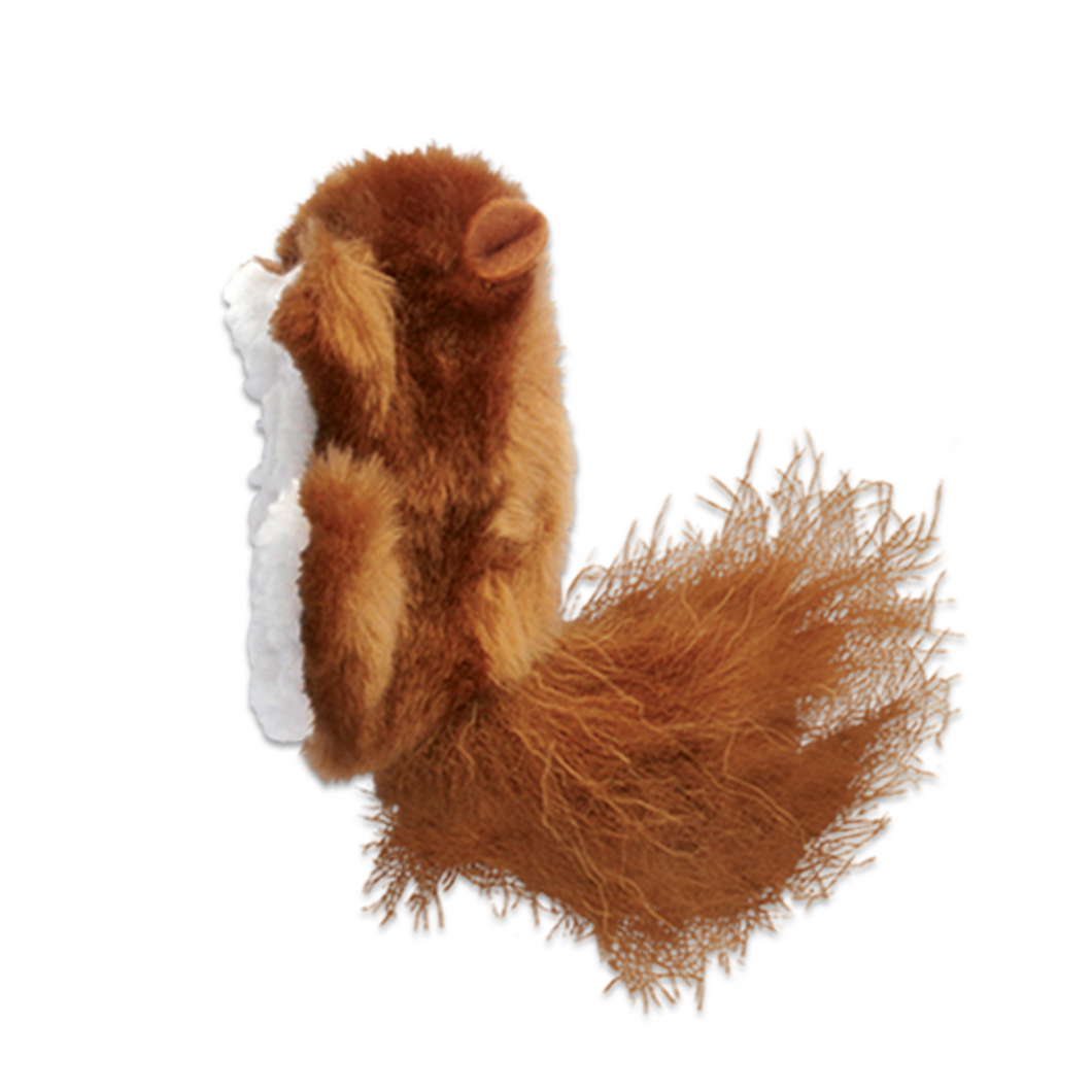 KONG Brown Squirrel Refillable Cat Plush Toy