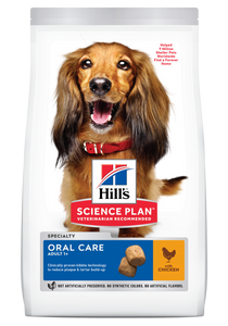 HILL'S SCIENCE PLAN Adult Oral Care Medium Dry Dog Food Chicken
