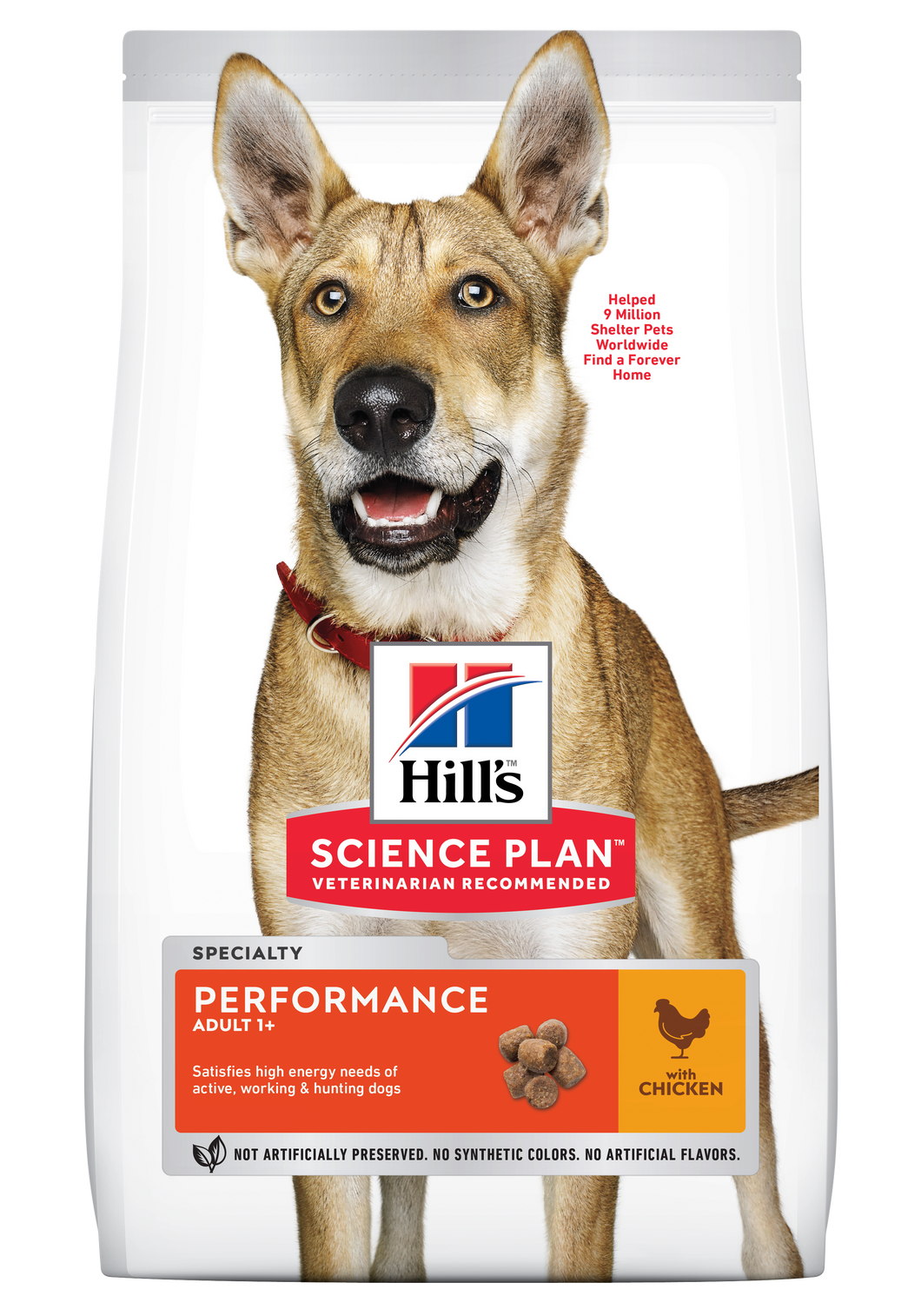 HILL'S SCIENCE PLAN Adult Performance Dry Dog Food Chicken Flavour - 12kg