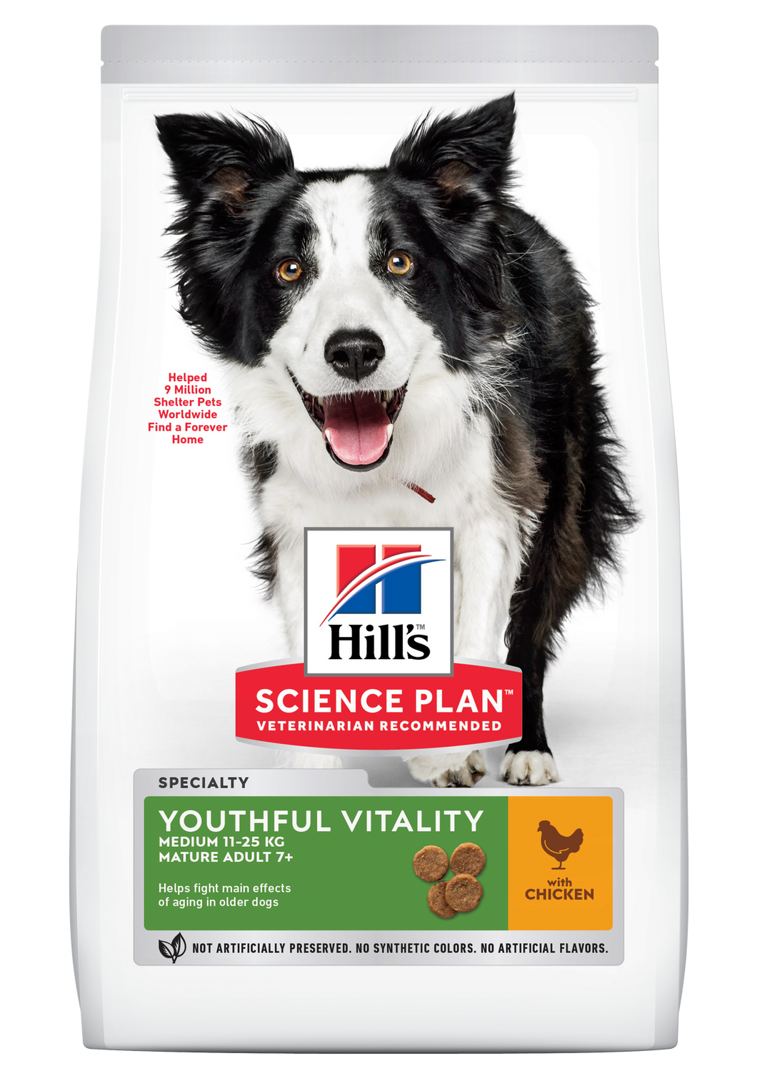 HILL'S SCIENCE PLAN Senior Vitality Medium 7+ Dry Dog Food Chicken Flavour