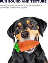 Load image into Gallery viewer, Crunch Veggies Carrot Dog Chew Toy - Large
