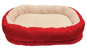 Rosewood Red Orthopeadic Dog Bed - Large 86cm / Medium 66cm