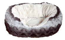 Load image into Gallery viewer, Snuggle Round Plush Small or Snuggle Oval Plush Medium or Large  Rosewood Dog Bed
