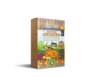 Little Big Paw British Chicken Complete Dry Food For Adult Cats - 1,5kg