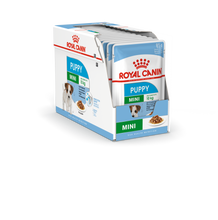 Load image into Gallery viewer, ROYAL CANIN Mini Puppy Wet Food Pouches - 12 x 85g pouches
