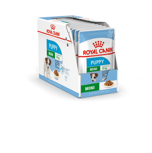 ROYAL CANIN Mini Puppy Wet Food Pouches - 12 x 85g pouches