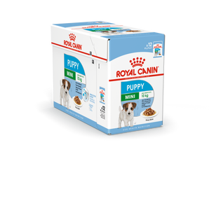 ROYAL CANIN Mini Puppy Wet Food Pouches - 12 x 85g pouches