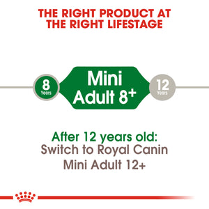 ROYAL CANIN Mini Adult 8+ Years Dog Food - 2kg & 8kg