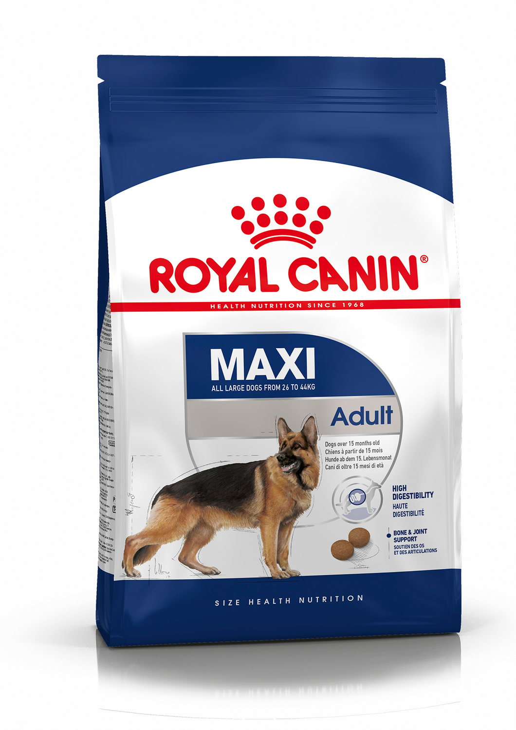 ROYAL CANIN® Maxi Adult Dog Food - 4kg or 15kg