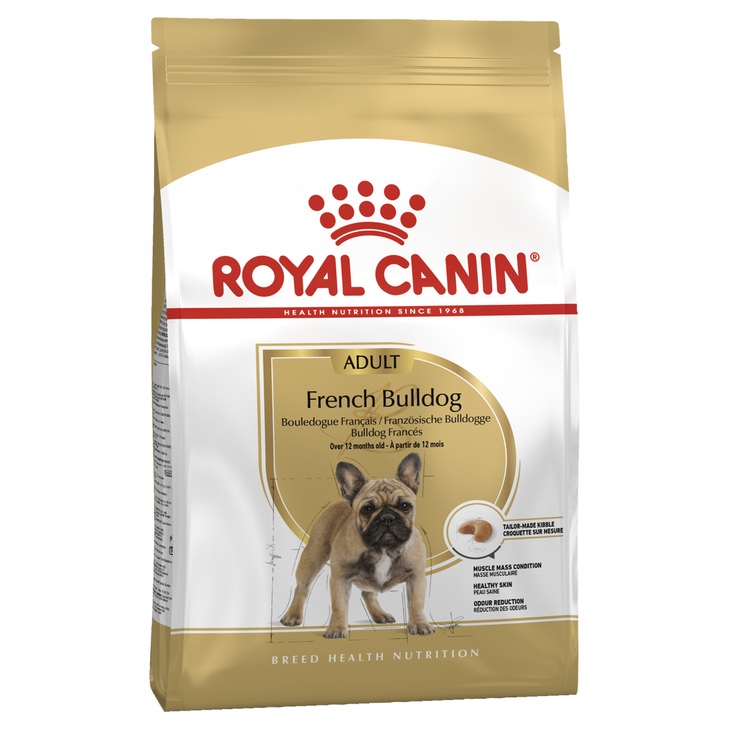ROYAL CANIN Dog Food for Adult French Bulldogs - 3kg or 9kg
