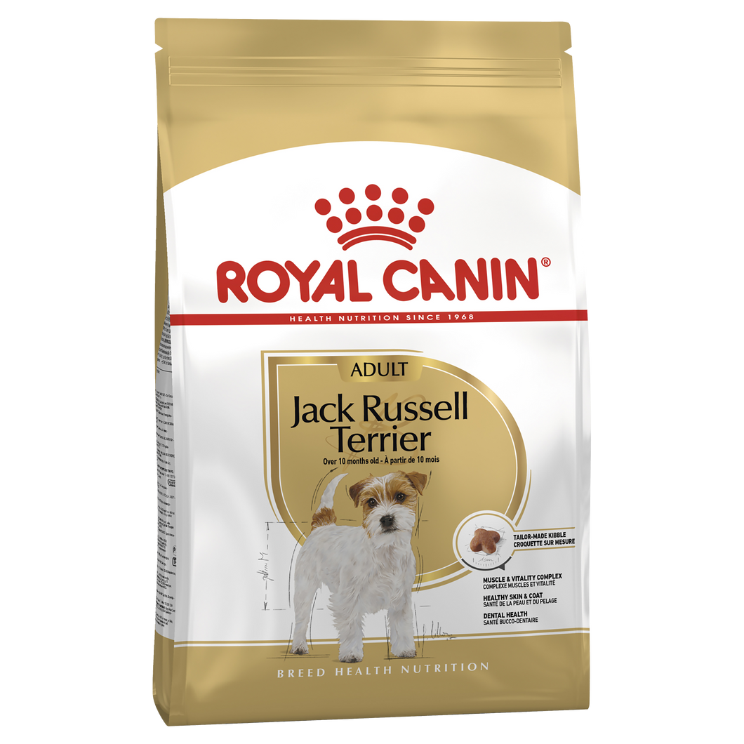 ROYAL CANIN Jack Russell Adult Dog Food - 1.5kg, 3kg or 7.5kg