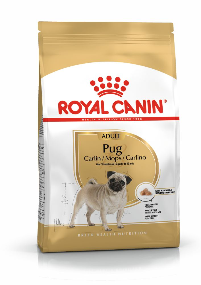 ROYAL CANIN Pug Adult Dog Food - 1.5kg or 3kg