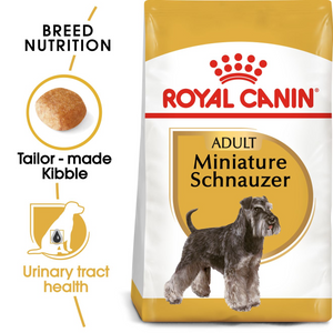 ROYAL CANIN Miniature Schnauzer Adult Dog Food - 3kg or 7.5kg