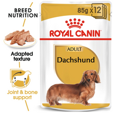 Load image into Gallery viewer, ROYAL CANIN Dachshund Adult Wet Dog Food Pouches - 12 x 85g
