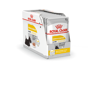 ROYAL CANIN® Dermacomfort Loaf - Box of 12 x 85g - Wet Food for All Size Dogs
