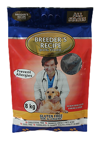 BREEDERS RECIPE GLUTEN FREE Puppy Food -  8kg