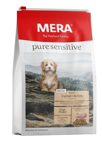 MeraDog Pure Sensitive Turkey & Rice Mini - 4 kg