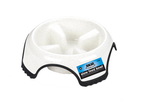 Skid Stop Slow Feed Dog Bowl