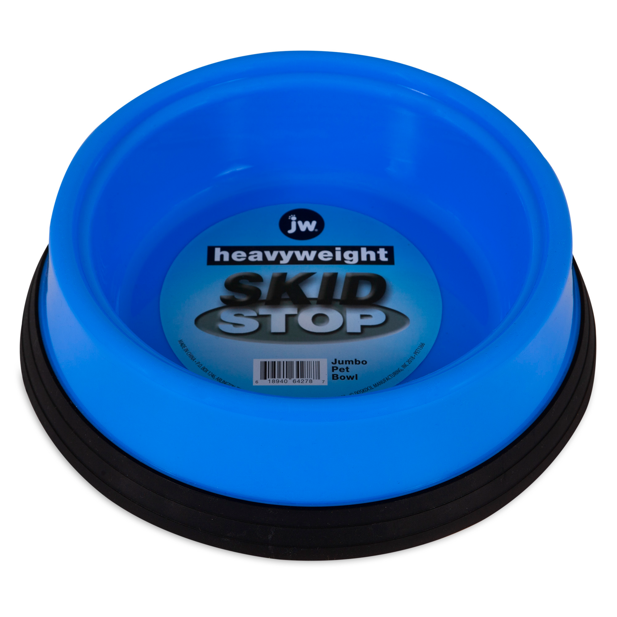 JW Pet Skid Stop Slow Feed Bowl, Assorted, M