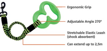 Load image into Gallery viewer, L&#39;Chic Octobungee Elastic Leash - Green
