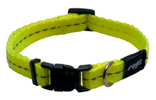 Load image into Gallery viewer, ROGZ Classic X-Small 11mm Firefly Reflective Dog Collar
