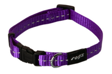 Load image into Gallery viewer, ROGZ Classic X-Small 11mm Firefly Reflective Dog Collar
