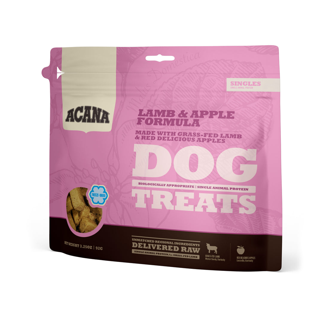 ACANA TREATS: Singles Lamb & Apple Freeze-Dried Dog Treats
