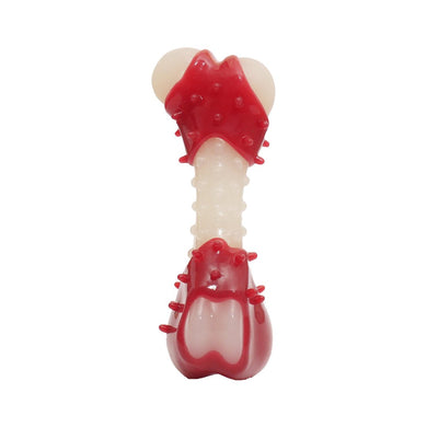 Meaty Tough Bacon Bone Dog Toy bizzibabs.com