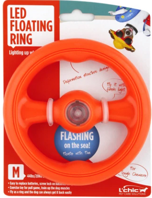 LED Mini Floating Chew Ring - Dog Toy - Bizzibabs.com