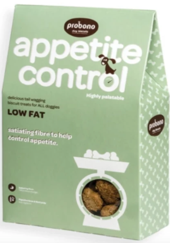 PROBONO Dog Biscuits: Appetite Control (Low Fat) 350g