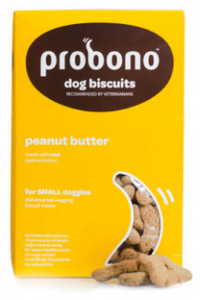 PROBONO Dog Biscuits:  Peanut Butter Biscuits - 1kg