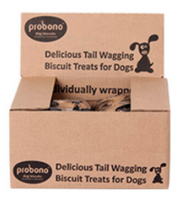 Load image into Gallery viewer, PROBONO Dog Biscuits: Individually Wrapped Bone Dog Biscuits
