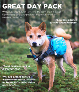 DayPak Saddlebag-Style Backpack for Dogs