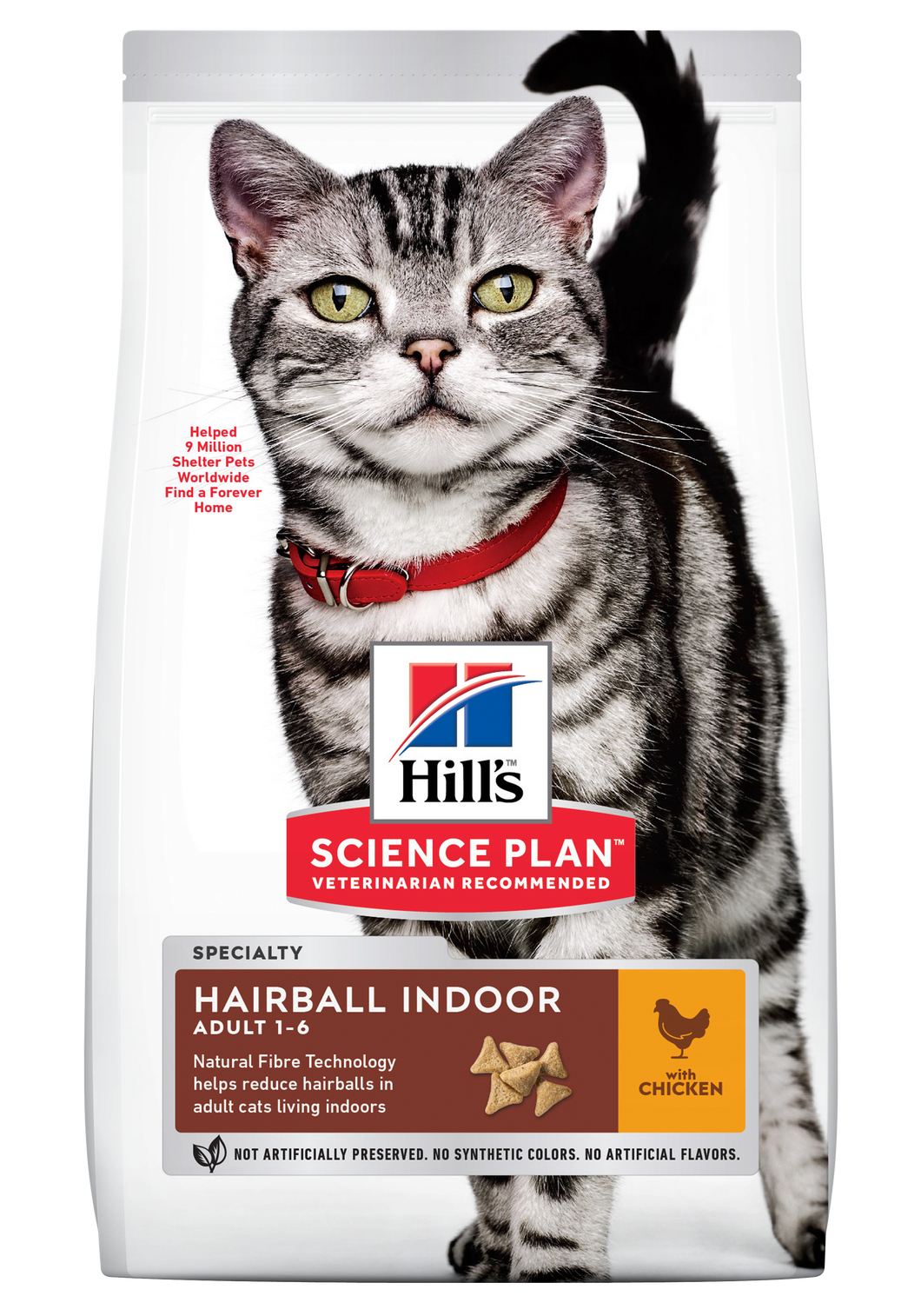 HILL'S SCIENCE PLAN Adult Hairball Indoor Dry Cat Food Chicken Flavour