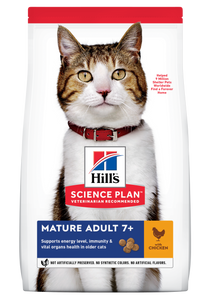 HILL'S SCIENCE PLAN Mature Adult Dry Cat Food Chicken Flavour