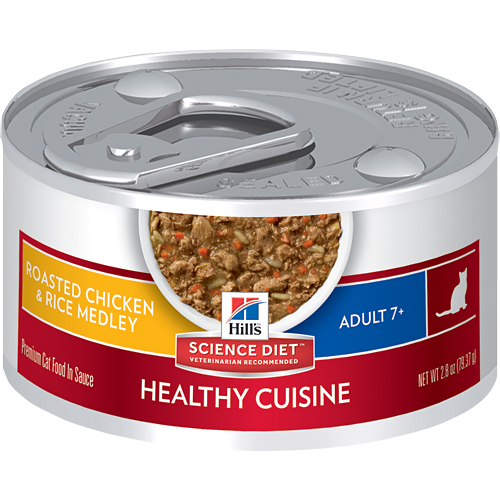 HILL'S SCIENCE PLAN Mature Adult Wet Cat Food Chicken and Rice Medley 79g Stew