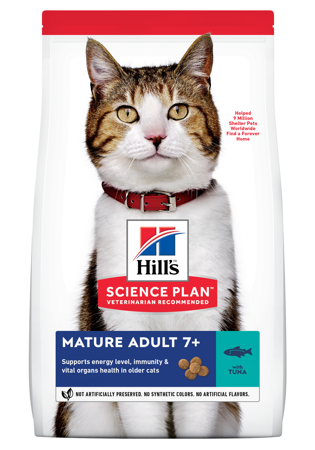 HILL'S SCIENCE PLAN Mature Adult Dry Cat Food Tuna