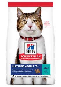 HILL'S SCIENCE PLAN Mature Adult Dry Cat Food Tuna