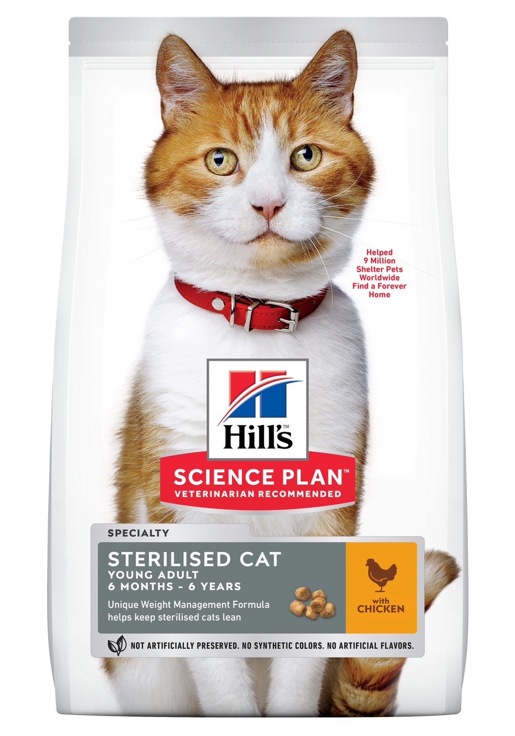 HILL'S SCIENCE PLAN Young Adult Sterilised Cat Dry Cat Food Chicken Flavour