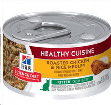 Load image into Gallery viewer, HILL&#39;S SCIENCE PLAN Kitten Wet Food Roasted Chicken &amp; Rice Medley 79g Stew
