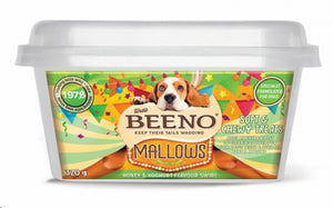 Beeno Mallows Honey and Yoghurt Flavour Swirl Dog Treats - 120g & 320g