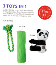 Load image into Gallery viewer, Cuddly Climber Panda 3-toys-in-1  Dog Toy - 30cm
