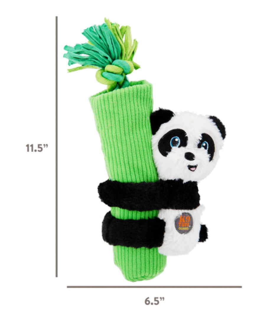 Cuddly Climber Panda 3-toys-in-1  Dog Toy - 30cm
