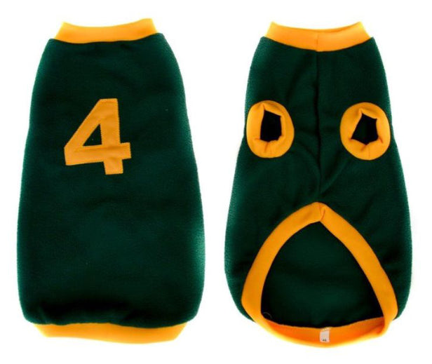 Sporty Dog Jersey Green & Gold